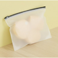 Матовый пакет SLIDER с черным замком 200х150мм С Логотипом