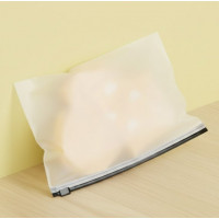 Матовый пакет SLIDER с черным замком 200х150мм С Логотипом