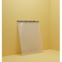 Матовый пакет SLIDER с черным замком 200х250мм С Логотипом