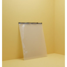 Матовий SLIDER пакет з чорним замком 200х250мм З Логотипом