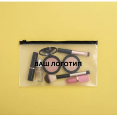 Матовий SLIDER пакет з чорним замком 250х200мм З Логотипом