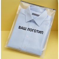 Матовый пакет SLIDER с черным замком 250х350мм С Логотипом