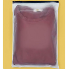 Матовий SLIDER пакет з чорним замком 350х450мм З Логотипом