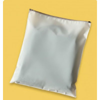 Matowa torba SLIDER z czarnym zamkiem 400x500mm z logo