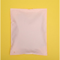 Матовый розовый SLIDER пакет 280х350мм С замком в тон и Лого