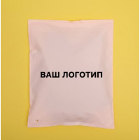 Матовый розовый SLIDER пакет 280х350мм С замком в тон и Лого