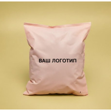 Матовий рожевий SLIDER пакет 350х450мм З замком в тон та Логотипом