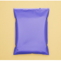 Матовий фіолетовий SLIDER пакет 350х450мм З замком в тон та Логотипом