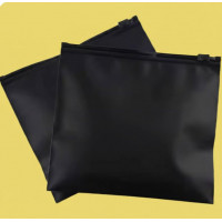 Матовий чорний SLIDER пакет 150х150мм З замком в тон та Логотипом