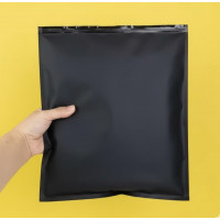 Матовий чорний SLIDER пакет 250х250мм З замком в тон та Логотипом