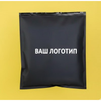 Матовий чорний SLIDER пакет 250х250мм З замком в тон та Логотипом