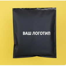 Матовий чорний SLIDER пакет 250х250мм З замком в тон та Логотипом