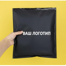 Матовий чорний SLIDER пакет 250х250мм З замком в тон та Логотипом