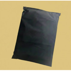 Матовий чорний SLIDER пакет 350х450мм З замком в тон та Логотипом