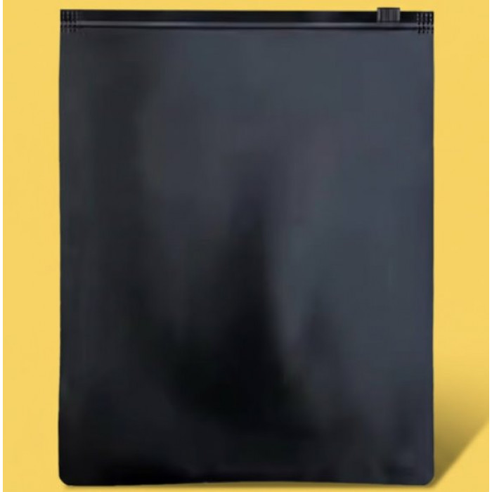 Матовий чорний SLIDER пакет 400х500мм З замком в тон та Логотипом