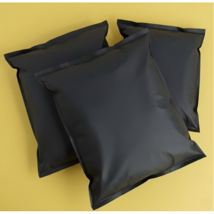Матовий чорний SLIDER пакет 400х500мм З замком в тон та Логотипом
