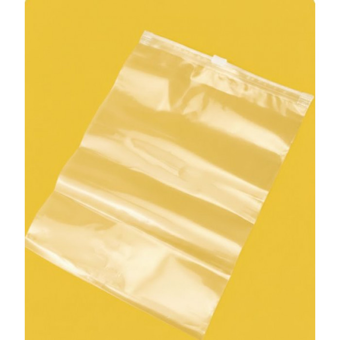 Глянцевий прозорий SLIDER пакет 150х200 мм З білою чи кольоровою застібкою та Вашим Логотипом