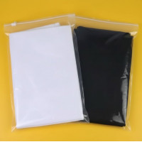 Прозрачный глянцевый SLIDER пакет 160х250 мм С белой или цветной застежкой и Вашим Логотипом