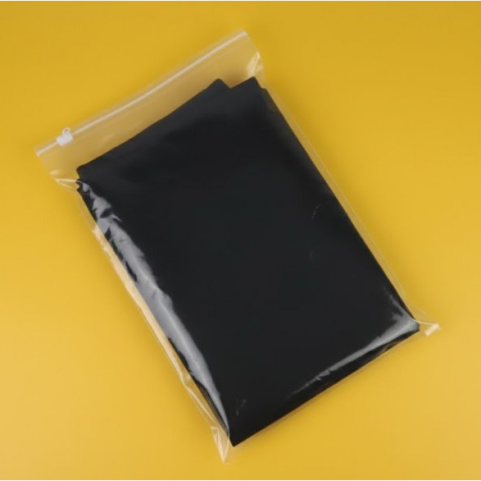 Глянцевий прозорий SLIDER пакет 160х250 мм З білою чи кольоровою застібкою та Вашим Логотипом