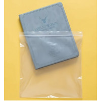 Глянцевий прозорий SLIDER пакет 200х200 мм З білою чи кольоровою застібкою та Вашим Логотипом