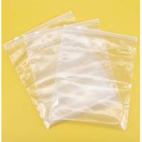 Глянцевий прозорий SLIDER пакет 200х200 мм З білою чи кольоровою застібкою та Вашим Логотипом