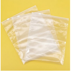 Глянцевий прозорий SLIDER пакет 200х200 мм З білою чи кольоровою застібкою та Вашим Логотипом