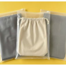 Глянцевий прозорий SLIDER пакет 200х250 мм З білою чи кольоровою застібкою та Вашим Логотипом