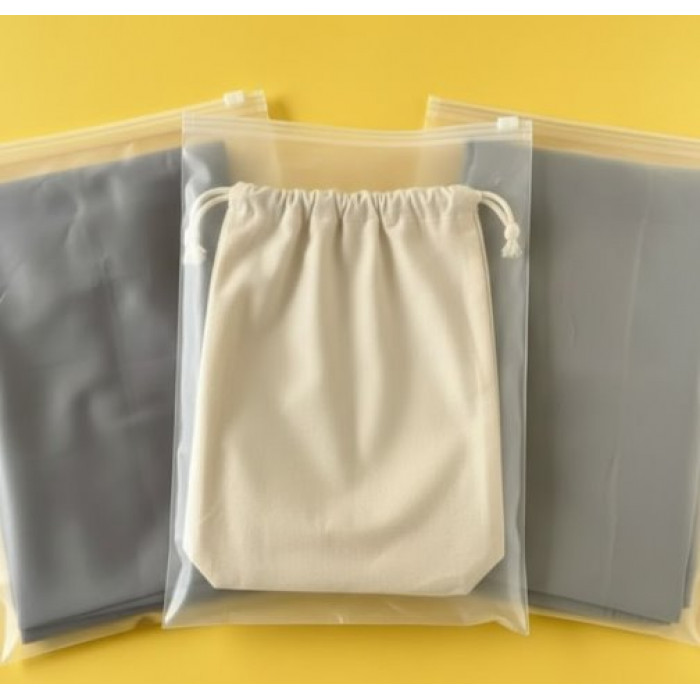 Глянцевий прозорий SLIDER пакет 200х250 мм З білою чи кольоровою застібкою та Вашим Логотипом