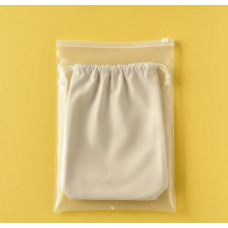 Глянцевий прозорий SLIDER пакет 200х250 мм З білою чи кольоровою застібкою та Вашим Логотипом