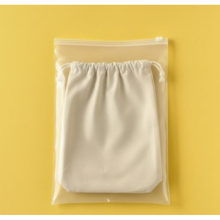 Глянцевий прозорий SLIDER пакет 200х250 мм З білою чи кольоровою застібкою та Вашим Логотипом