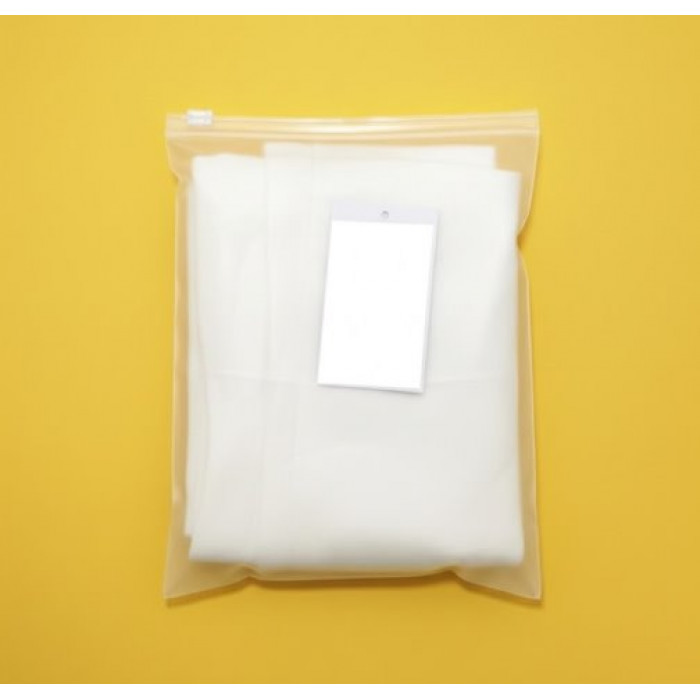 Глянцевий прозорий SLIDER пакет 200х300 мм З білою чи кольоровою застібкою та Вашим Логотипом