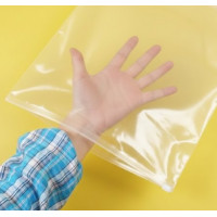 Torba transparentna SLIDER 220x300 mm z białym lub kolorowym zapięciem i Twoim logo