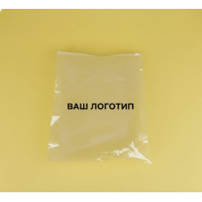 Глянцевий прозорий SLIDER пакет 220х300 мм З білою чи кольоровою застібкою та Вашим Логотипом