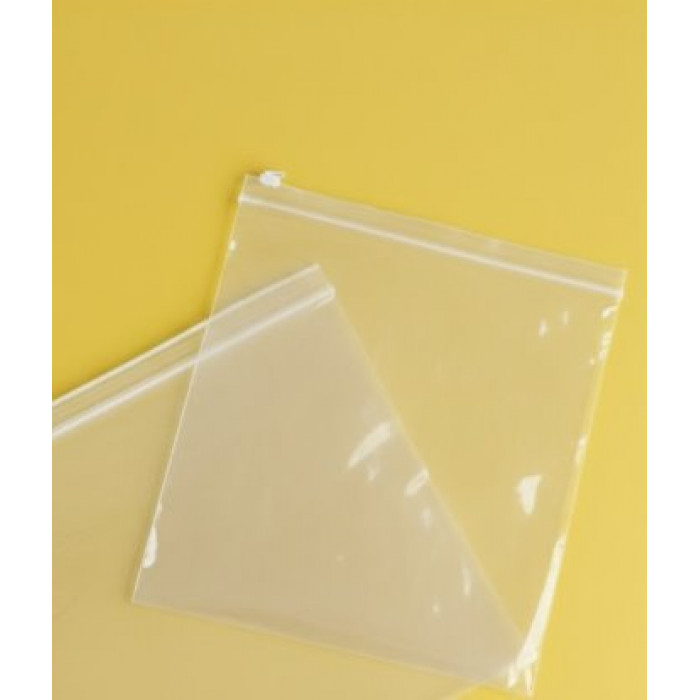 Глянцевий прозорий SLIDER пакет 270х280 мм З білою чи кольоровою застібкою та Вашим Логотипом