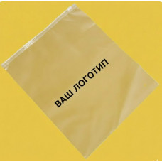 Глянцевий прозорий SLIDER пакет 270х280 мм З білою чи кольоровою застібкою та Вашим Логотипом