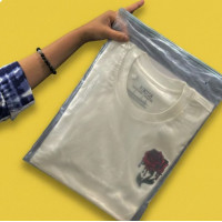 Глянцевий прозорий SLIDER пакет 300х400 мм З білою чи кольоровою застібкою та Вашим Логотипом