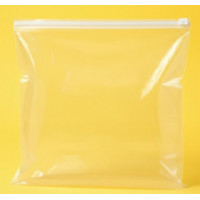 Torba transparentna SLIDER 400x450 mm z białym lub kolorowym zapięciem i Twoim logo