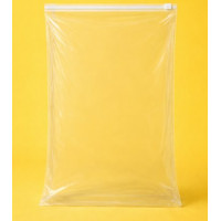 Глянцевий прозорий SLIDER пакет 400х500 мм З білою чи кольоровою застібкою та Вашим Логотипом