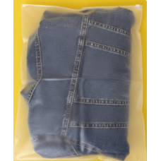 Глянцевий прозорий SLIDER пакет 400х500 мм З білою чи кольоровою застібкою та Вашим Логотипом