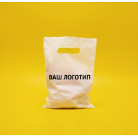 Opakowanie na banany 17x24cm, kolor biały, z Twoim logo