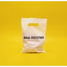 Пакет Банан 17х24см Білого Кольору З Вашим Логотипом