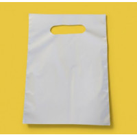 Opakowanie na banany 17x24cm, kolor biały, z Twoim logo