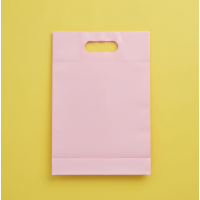 Пакет Банан 20х30см Розового цвета с вашим логотипом