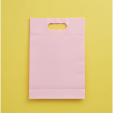 Пакет Банан 20х30см Рожевого Кольору З Вашим Логотипом