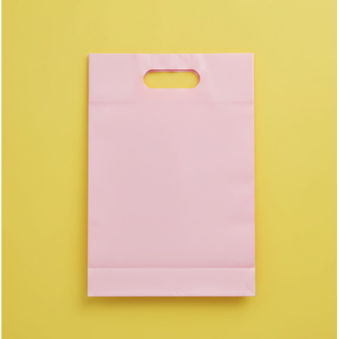 Пакет Банан 20х30см Рожевого Кольору З Вашим Логотипом