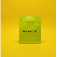 Пакет Банан 20х30см Салатового Кольору З Вашим Логотипом