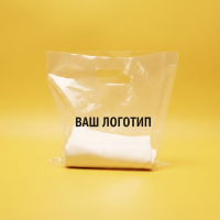 Пакет Банан 30х30см Прозорий Глянцевий З Вашим Логотипом