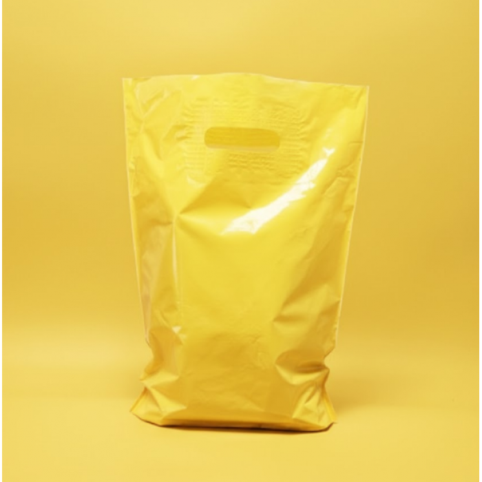 Пакет Банан 30х40см Жовтий Глянцевий З Вашим Логотипом