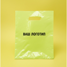Пакет Банан 30х40см Салатовий Глянцевий З Вашим Логотипом