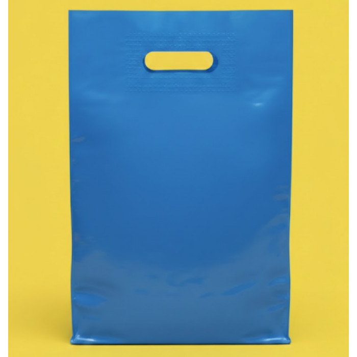 Пакет Банан 30х40см Синій Глянцевий З Вашим Логотипом